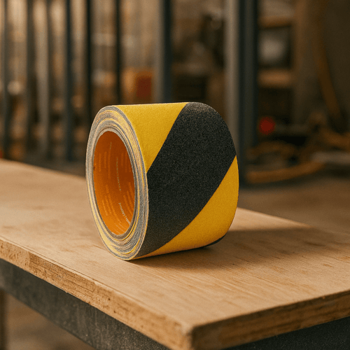 مانع انزلاق لاصق Anti Slip Tape أصفر أسود 7.5 سم ×...