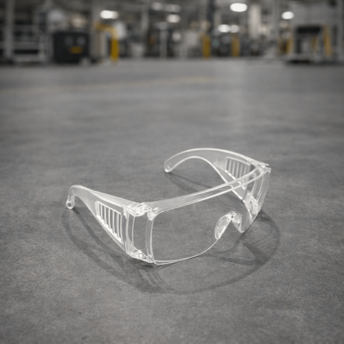 نظارة سيفتي فوق نظارة - لون شفاف
