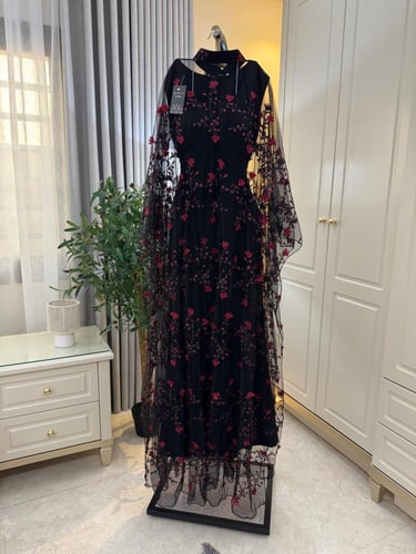 فستان مشجر سبعه اللون