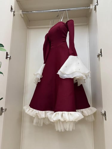 فستان ميد عودي راقي