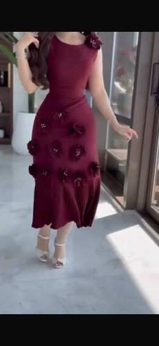 فستان ميد ورد