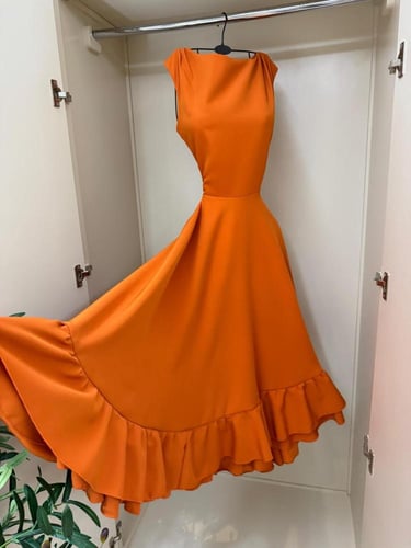 فستان البرتقاله