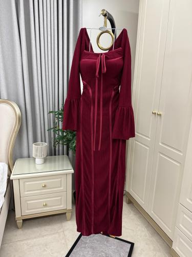 فستان خمسه اللون