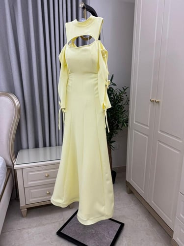 فستان ناعم لونين