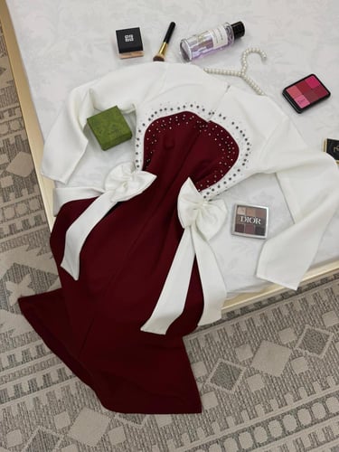 فستان سهرة. راقي لونين