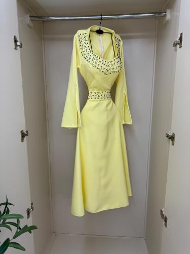 فستان ليموني ميد