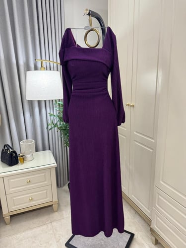 فستان ثلاثه اللون