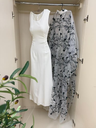 فستان مشجر سبعه اللون