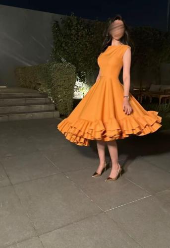 فستان البرتقاله