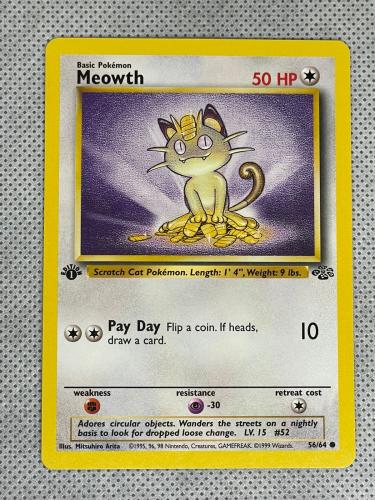 MEOWTH 1ST EDITION