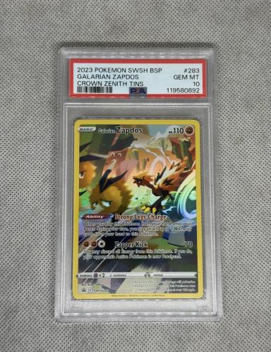 Galarian Zapdos PSA 10