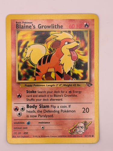 blaines growlithe