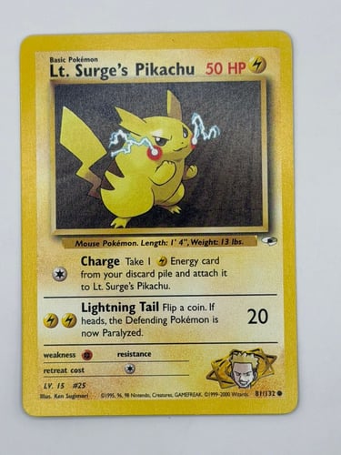 LT.surges pikachu