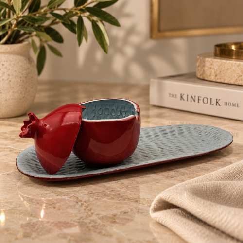 Pomegranate Ceramic Serving Set