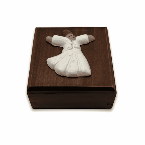 SMALL WOODEN SERVING BOX