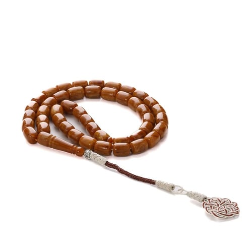 مسباح تراب الكهرمان البولندي طربزونه 45 خرزة