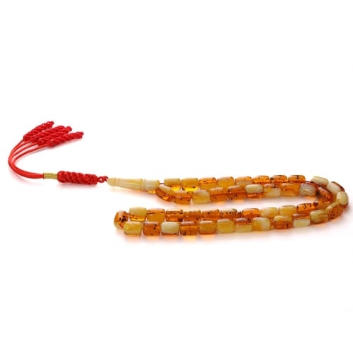 مسباح تراب الكهرمان البولندي طربزونه 45 خرزة