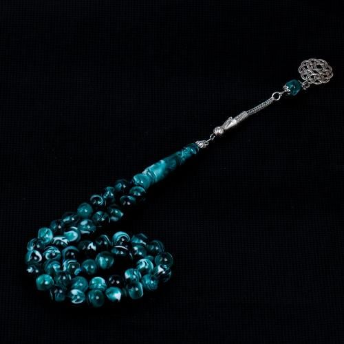 سبحه بكلايت قرمزي معرق 45 خرزة