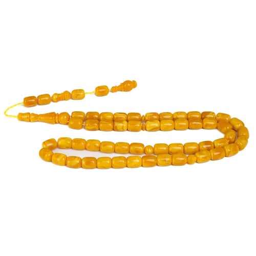 مسباح تراب الكهرمان البولندي قصة برميليه 51 خرزة ب...