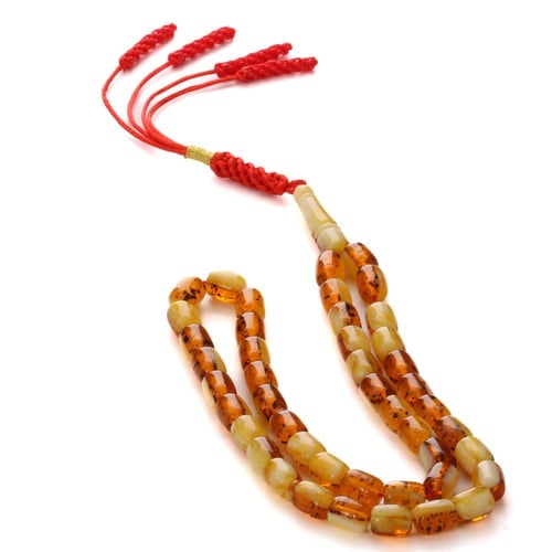 مسباح تراب الكهرمان البولندي طربزونه 45 خرزة