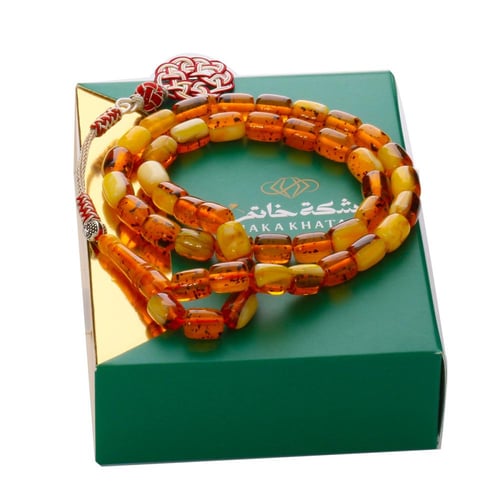 مسباح تراب الكهرمان البولندي طربزونه 45 خرزة