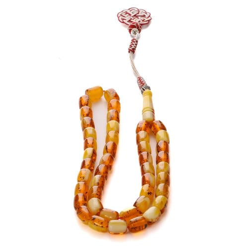 مسباح تراب الكهرمان البولندي طربزونه 45 خرزة