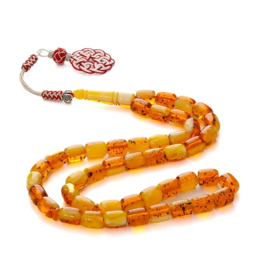 مسباح تراب الكهرمان البولندي طربزونه 45 خرزة