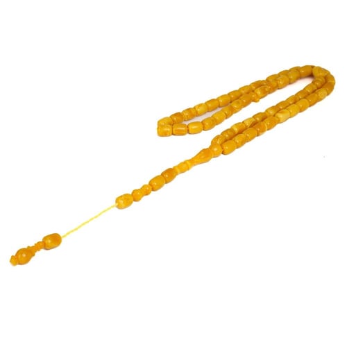 مسباح تراب الكهرمان البولندي قصة برميليه 51 خرزة ب...