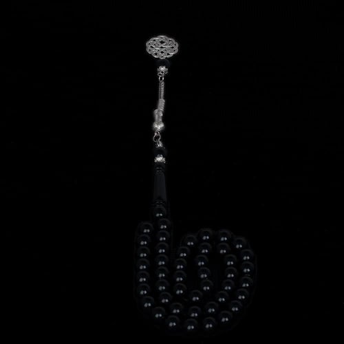 سبحه بكلايت اسود 45 خرزة طربزون راديوم