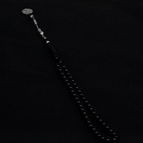 سبحه بكلايت اسود 45 خرزة طربزون راديوم