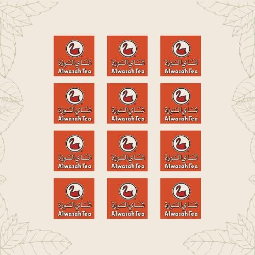 ستيكر شيت الوزه - Wahaj Tea