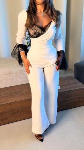 جمبسوت العيد خامة باربي مع دانتيل فرنسي