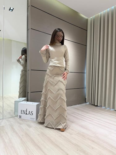 فستان ساتر قماش باربي كوري كلوش دبل