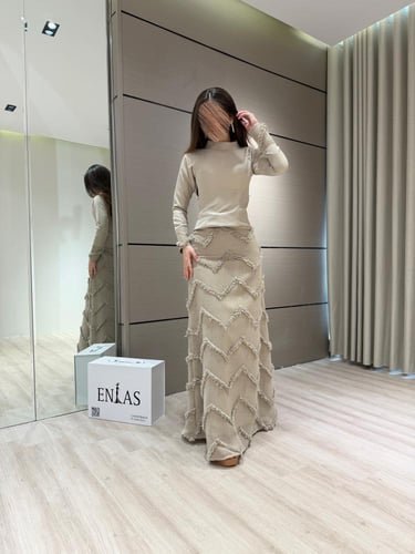 فستان ساتر قماش باربي كوري كلوش دبل