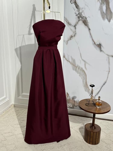 فستان خامه تفته كريب