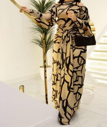 فستان سهرة تفته حرير الأصلي