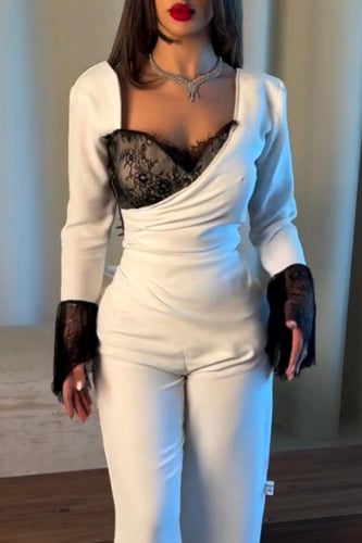 جمبسوت العيد خامة باربي مع دانتيل فرنسي