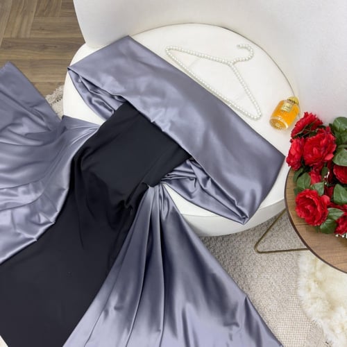 فستان سهرة الخامة باربي +تطريز يدوي +الذيل تفته ست...