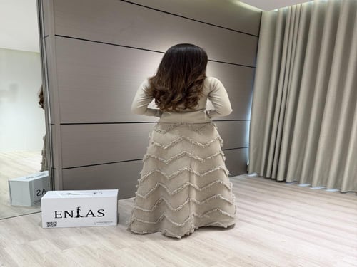 فستان ساتر قماش باربي كوري كلوش دبل