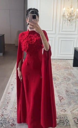 فستان العيد خامة باربي كوري تطريز شك مع ورود اورجن...