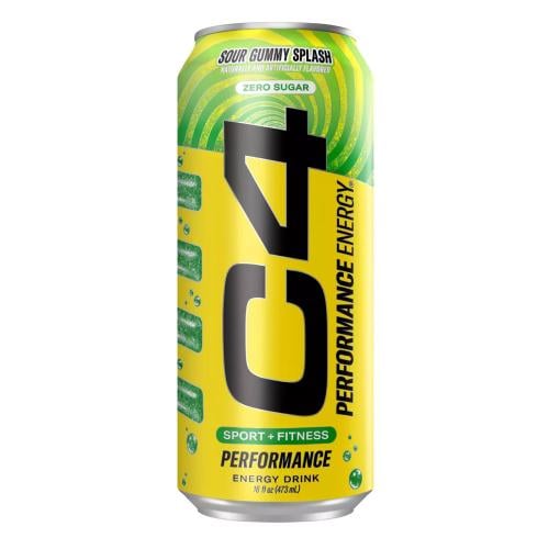 C4 energy drink sour gummy splash 473ml