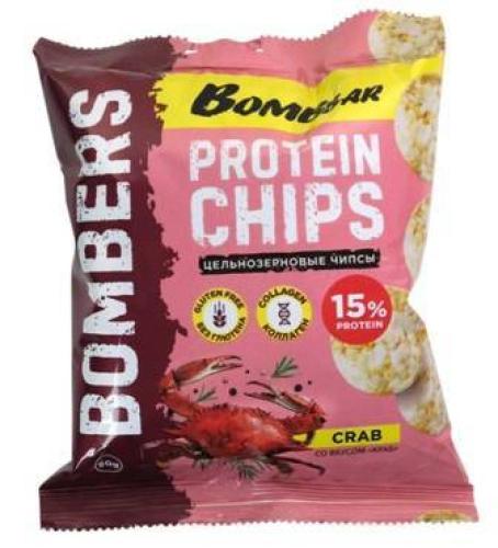 شيبس بروتين بالكولاجين خالى من الجلوتين بطعم الكاب...