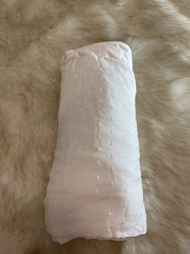 شرشف صلاة منقط واسع وقطن ناعم بنظام المرد