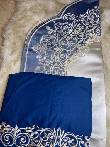 شرشف صلاة ناعم بارد (مرد-لف) شرشف صلاة متصل بطرحه...