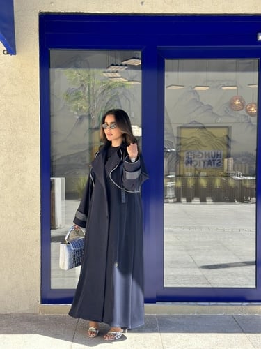 عباية عين الحساء - ازرق