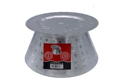 قدر جريش معدن بغطاء