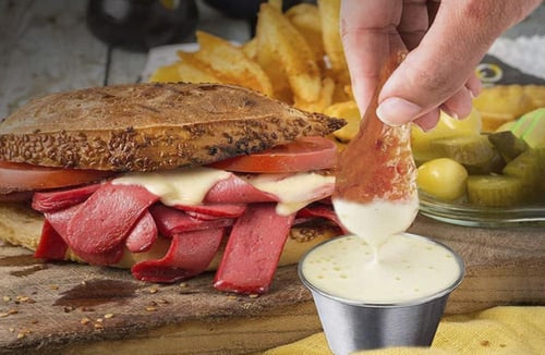 صحن تقديم ستنالس ستيل للتوابل(صوصات)