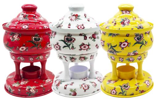 بادية بغطاء وسط شالكي مع قاعده تسخين بشمعه