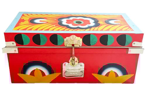 صندوق شنطة حديد تراثي