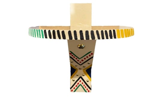 رف تراثي نصف دائري